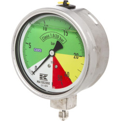 Manometras Ø100mm AHL dugnas MA1002060