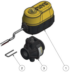 Elektrinis 2 eigų vožtuvas 1" MEVX100
