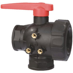 Rutulinis vožtuvas 1 1/2" 3 padėčių 45521116