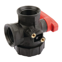 Rutulinis vožtuvas 1 1/4" Nuolatinis 3 padėčių 45531115