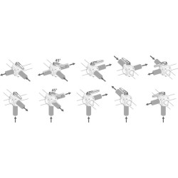 Rutulinis vožtuvas 4 padėčių T6 453045S66