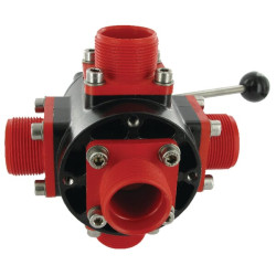 Rutulinis vožtuvas 5 eigų 1 1/2" VTDC3000