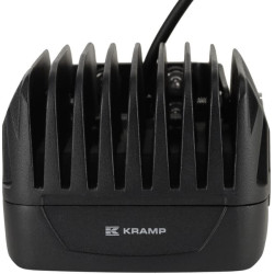 Darbo žibintas LED, 45 W, 4050 lm, kvadratinis, 12/24 V, mėlynas, 126 x 151 x 95 mm „Deutsch“ kištukas, taškinis spindulys, 9 LE
