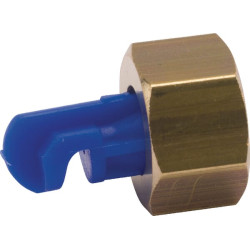 Plataus kampo antgalis DT mėlynas plastikinis 1,6 mm Birchmeier 10501803SB
