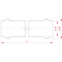 Remonto įvorė PVC 160 mm PN10 7160550