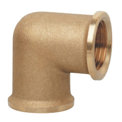 Žalvarinė alkūnė 2xF 3/8" FG9038MS