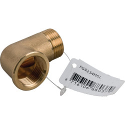 Žalvarinė alkūnė F/M 3/4" FG9234MSL