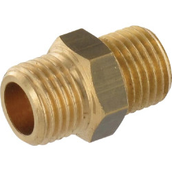 Žalvarinė jungtis 2xM 1/4" FG28014MS