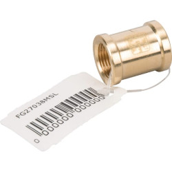 Žalvarinė jungtis 2xF 3/8" FG27038MSL