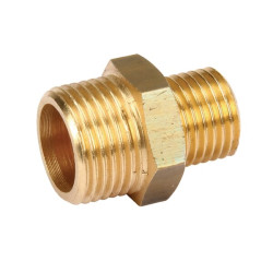 Žalvarinis nipelis 2xM 1/2" x 1/4" FG2801214MS