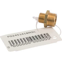 Žalvarinis nipelis 2xM 1/4" x 1/8" FG2451418MSL