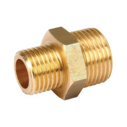 Žalvarinis nipelis 2xM 1 1/2" x 1 1/4" FG245112114MS