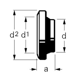 Privirinama jungtis 2" Bauer 2240000