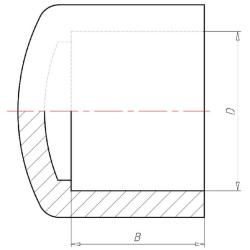 PVC galinis dangtelis 3/4 colio PVC7CAP34