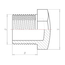 3/4 colio kamštis V345045