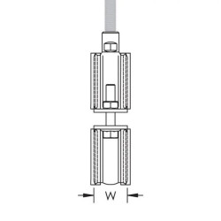 Vamzdžių spaustukas 88-93 mm RS28093