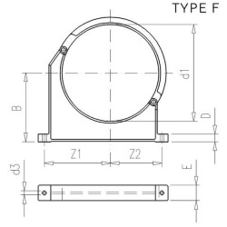 Vamzdžių spaustukas 10 mm BP1016