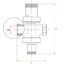 Slėgio reduktorius 1/2" WK60712