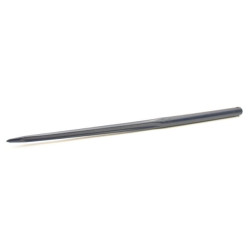 Krautuvo dantis, tiesus, žvaigždės formos, 50x1200 mm, smailus galas su Ø17 ritininiu kaiščiu, juodas, FST FT488172