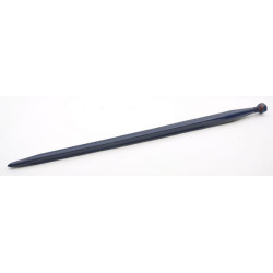 Krautuvo dantis, tiesus, žvaigždės formos, 35x810 mm, smailus galas su M20x1,5 mm veržle, mėlynas, FST FT9024