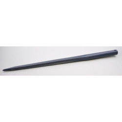 Krautuvo dantis, tiesus, žvaigždės formos, 50x1000 mm, smailus galas su Ø17 ritininiu kaiščiu, juodas, FST FT488171