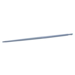 Krautuvo dantis, tiesus, žvaigždės formos, 35x1300 mm, smailus galas su M22x1,5 mm veržle, mėlynas, FST FT480084