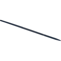 Krautuvo dantis, tiesus, žvaigždės formos, 30x1200 mm, smailus galas su M30 Ø11 ritininiu kaiščiu, juodas, FST FT483856