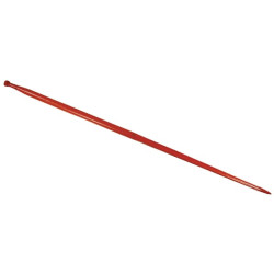 Krautuvo dantis, tiesus, žvaigždės formos, 35x1400mm, smailus galas su M22x1,5mm veržle, mėlynas, FST RT1400