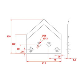Visas pjūvis Redrock KM100085
