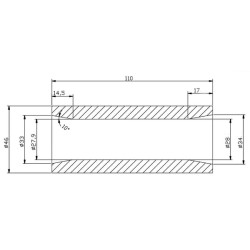 Kūginė įvorė dantims FT1014