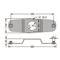 Ašmenų laikiklis 0009385970KR