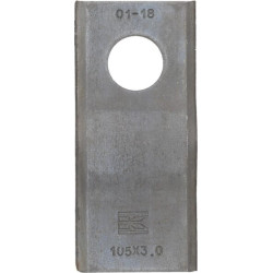 Šienapjovės peilis LH/RH 105x47x3mm anga Ø21mm Tinka Kverneland/Claas/PZ/Krone/Marangon/Massey Ferguson/Pöttinger/Taarup/Vicon 2