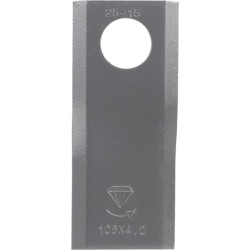 Vejapjovės peilis kairysis 107x45x4mm, anga Ø21mm, tinka Gyrland, 25 vnt. pakuotė, 0110349GKR
