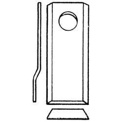 Pjovimo peilis K/D 120x50x4mm, anga Ø21mm, tinka Pöttinger 25 vnt. pakuotėje 434122KR