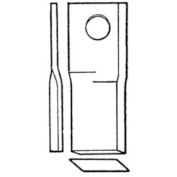 Vejapjovės peilis RH 105x48x3mm, anga Ø21mm, tinka Vicon/PZ 25 vnt. VGCM138
