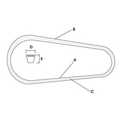 Pavaros diržo komplektas VLD4090
