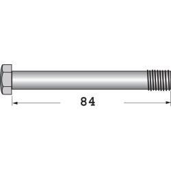 Šešiakampis varžtas M11x84 404388