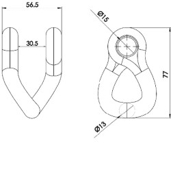 Susukta apkaba 13mm Ø15 A5434680N