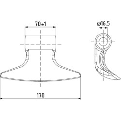 Spragiklis 70x170 D16R88p 483304