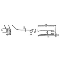 Rotacinis akėtvirbas, tinkantis Kuhn 57502000KR