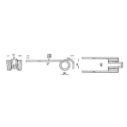 Dvigubas rotacinis dantis Hagedorn SW182GN