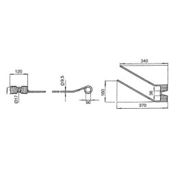Rotacinis dantis CCW originalus Niemeyer 600062