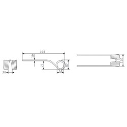 Rotacinis dantis Originalus DEUTZ-FAHR VF1660756486
