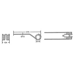 Rotacinis dantis Originalus DEUTZ-FAHR VF16502744