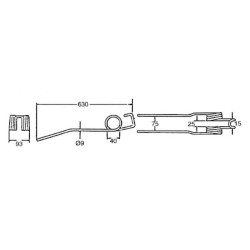 Rotacinis dantis Originalus DEUTZ-FAHR VF16504331