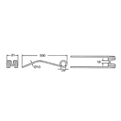 Originalus rotacinis dantis Fella 160313