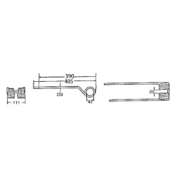 Rotacinis dantis CCW originalus PZ VGPZ339E
