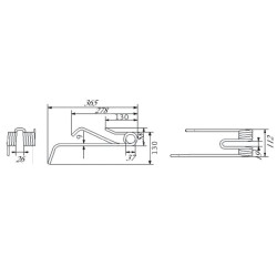 Lely spyruoklinis akėčvirbalis CW 4104611390KR