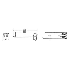 Rotacinis pjūklas CW Lely 4102314870KR