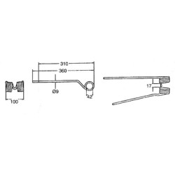 Rotacinis dantis CCW PZ VGPZ221KR